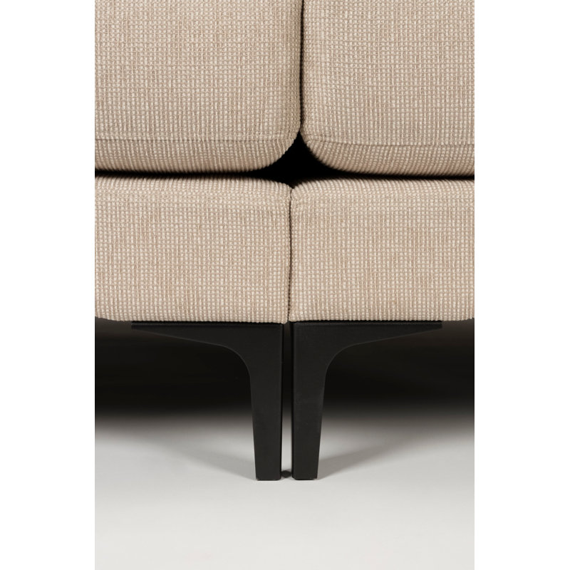 Balcony Sleeper Sofa, Brown Polyester Blend