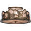 Running Horses 4 - Light Semi Flush Mount