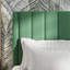 Lit plateforme tapissier en velours avec tête de lit Modern-982473086-982473075