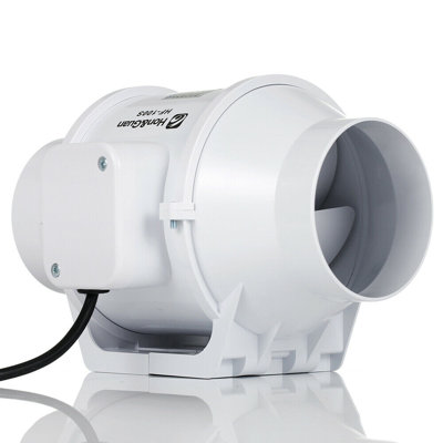 Inline Duct Fan Mixed Flow Ventilation Blower Bathroom Extractor Exhaust Ventilation System