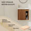 Ensemble de meuble-lavabo simple 19,73 po avec plateau en résine Essy-622706503-622706502
