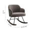 Chaise berçante rembourrée Muthu Boucle-106802199