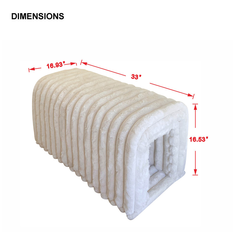 Fournitures pour animaux en velours côtelé, Beige