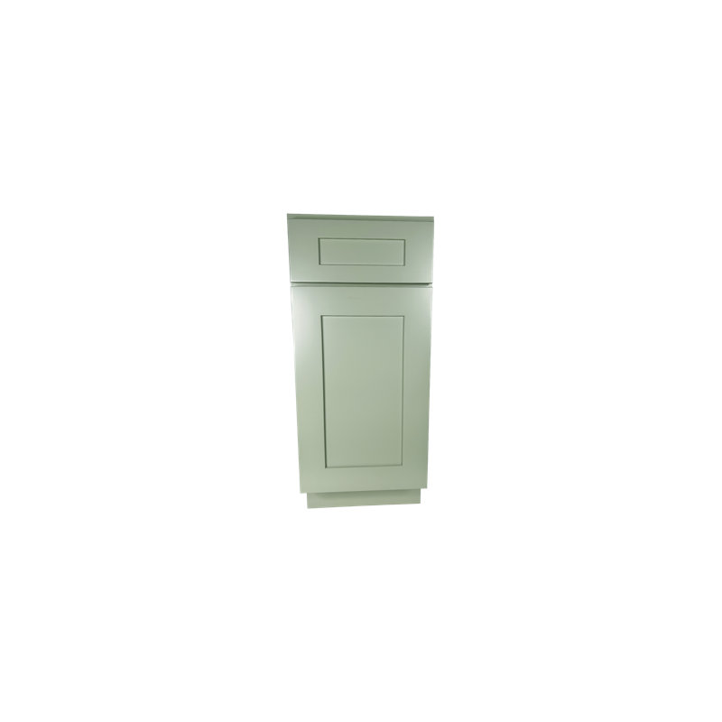 Armoire de base standard en contreplaqué vert prêt à assembler Shallow, 9"