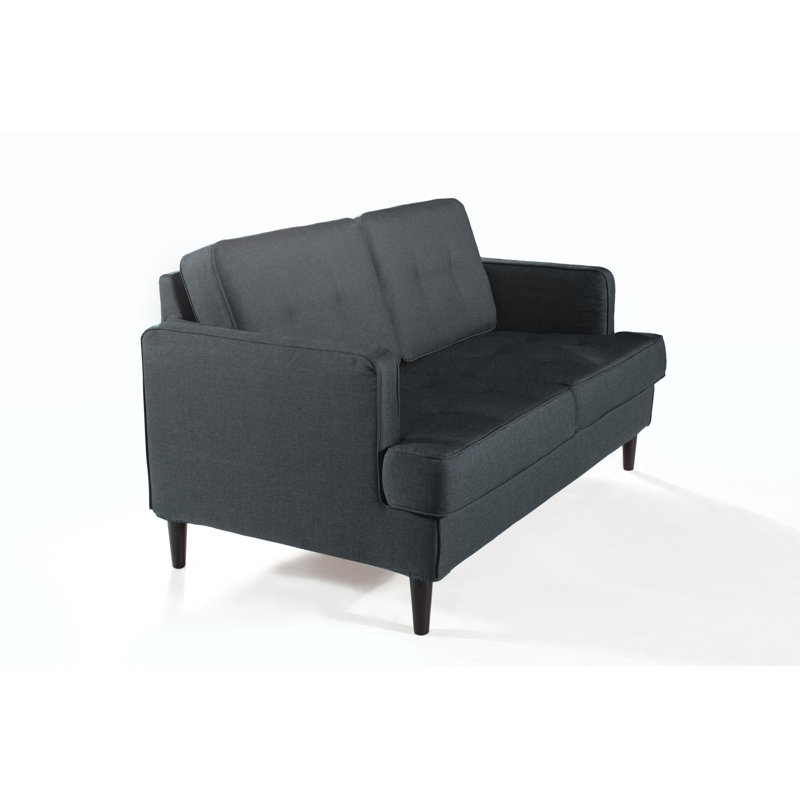 55.12'' Reception Loveseat, Graphite