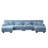 Free Combination Modular Sectional Sofa,U Shaped Couch