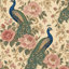 Rouleau de papier peint adhésif amovible et élégant, paon, roses, roses, blanc, rétro, l 23,6 po x H 118 po