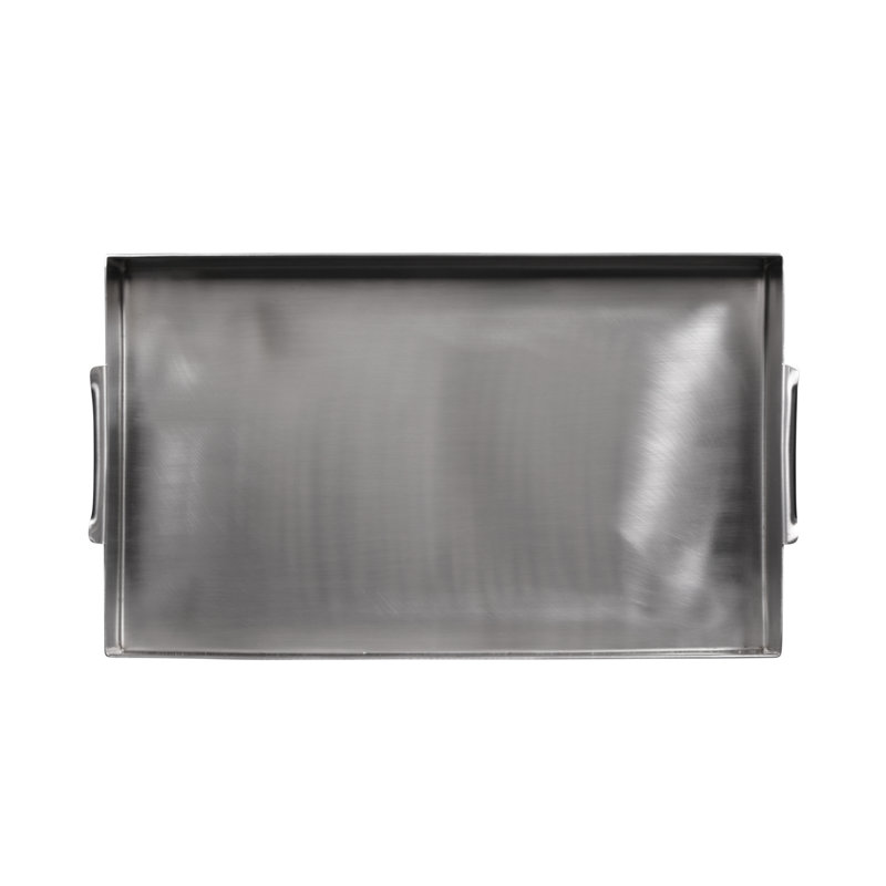 Elite Global Solutions Stainless Steel Tray, 2" H x 15" W x 9" D