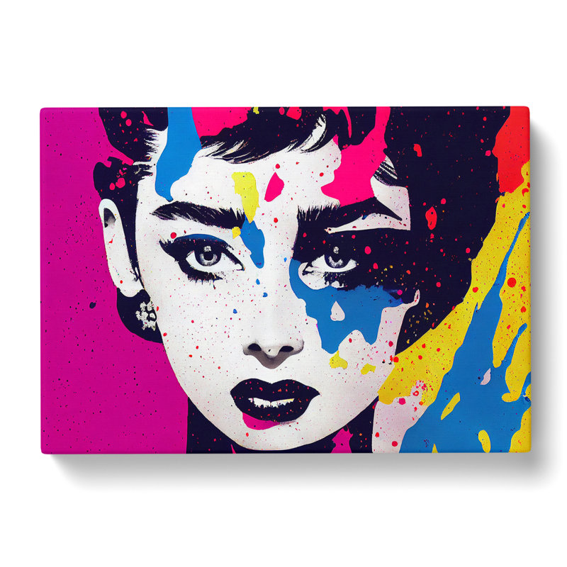 The Painted Woman Vol.1 Abstract - Wrapped Canvas Painting, 35cm H x 50cm W x 3cm D
