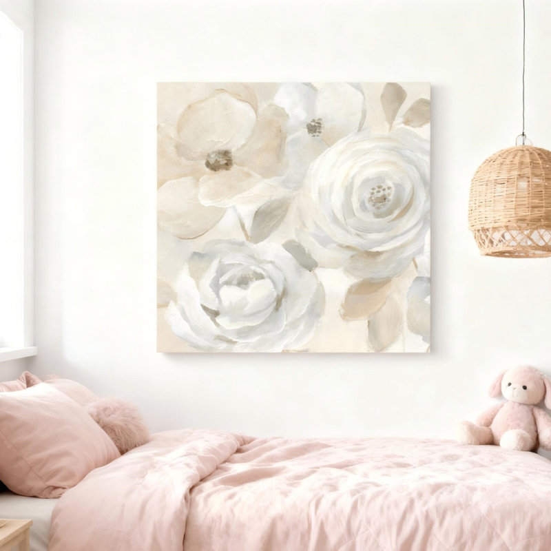 Art mural abstrait sur toile 16 "x 16"