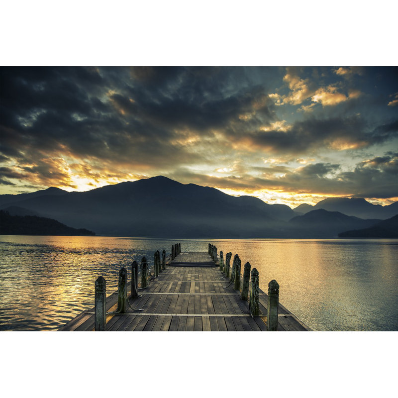 'Glasspik Jetty' Photographic Print on Glass