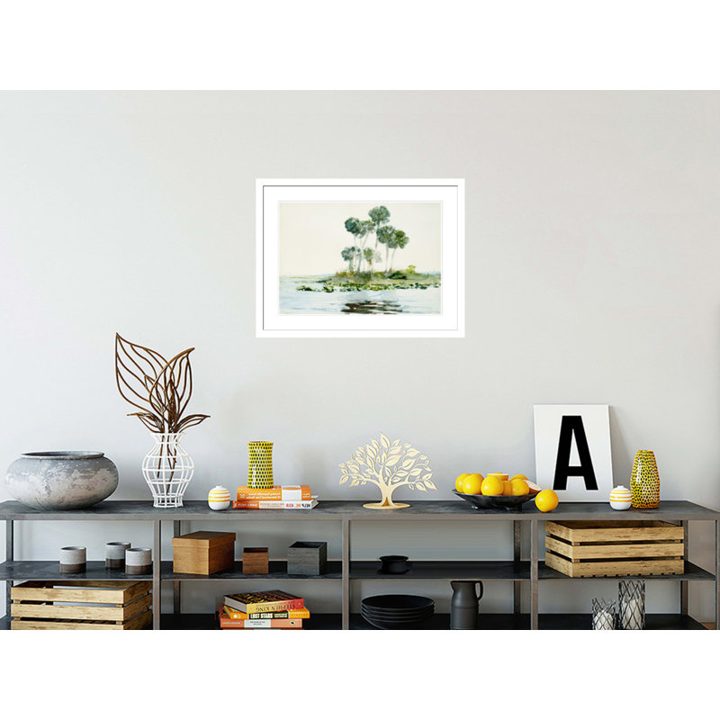 St. Johns River Florida par Winslow Homer, impression giclée encadrée, H 22,44 po x l 29,5 po
