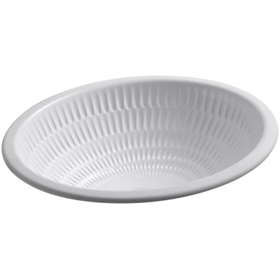 Lavabo ovale encastrÃ© en porcelaine vitrifiÃ©e Ricochet