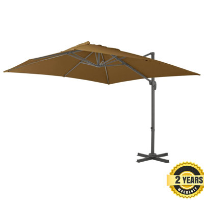 Sylas 300cm X 300cm Rectangular Cantilever Parasol