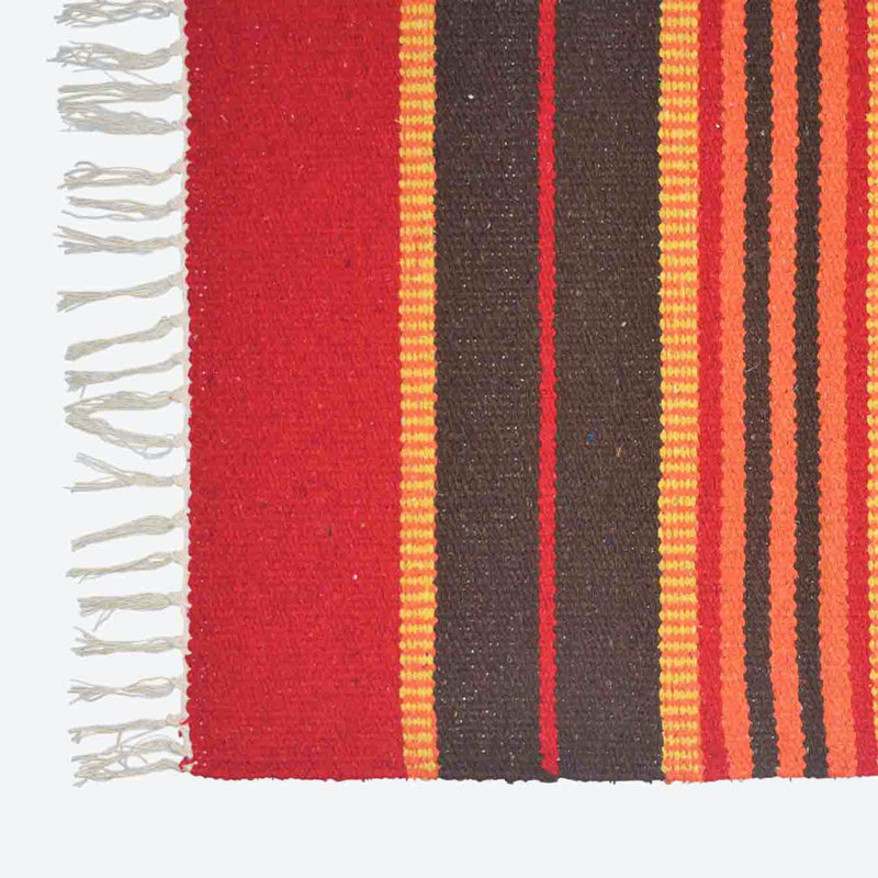 Angele Striped Hand Woven Indoor / Outdoor Area Rug, Runner 70 x 200cm