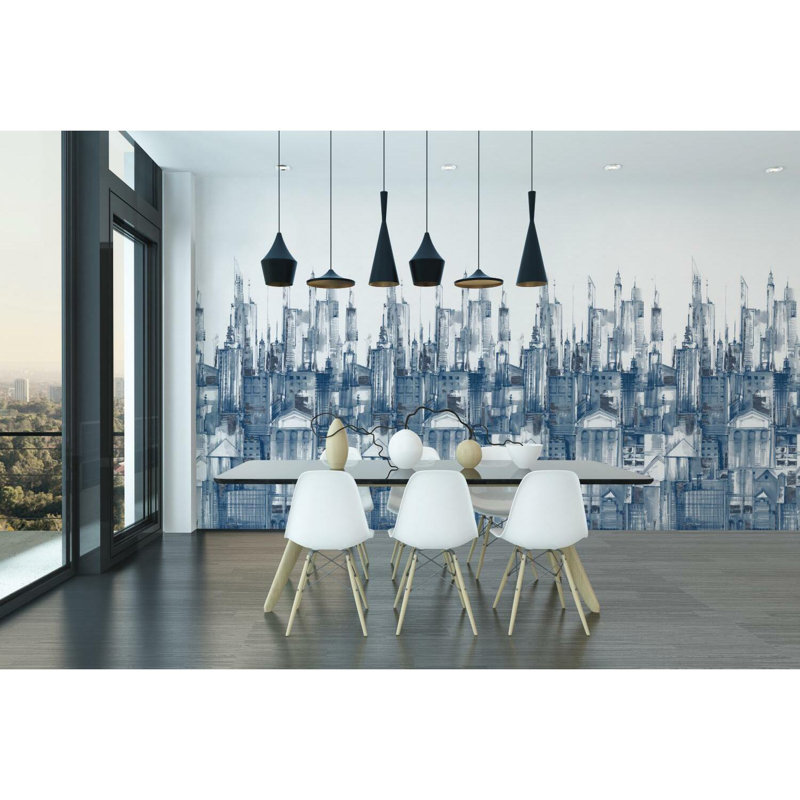 Wall Mural, Blue