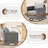 GRS Premium All-Weather Wicker 9 - Person Patio Conversation Set with Cushions-111065719-111065715