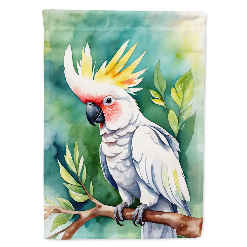 Drapeau de jardin, Cacatoès blanc