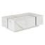 Table basse rectangulaire à plateau coulissant avec 2 tiroirs et 2 rangements cachés pour le salon 47,2 po-1539165769