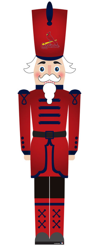Saint (St) Louis Cardinals 46" Nutcracker Leaner