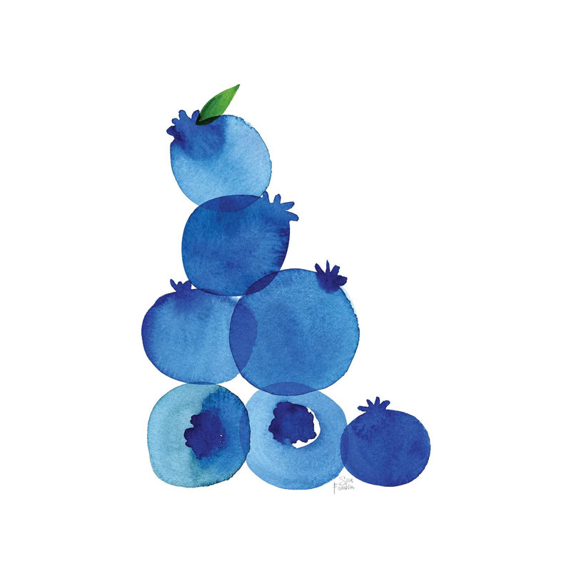 Bleuets, H 26 po x l 18 po x 1,5 po