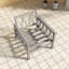 Chaise longue en aluminium