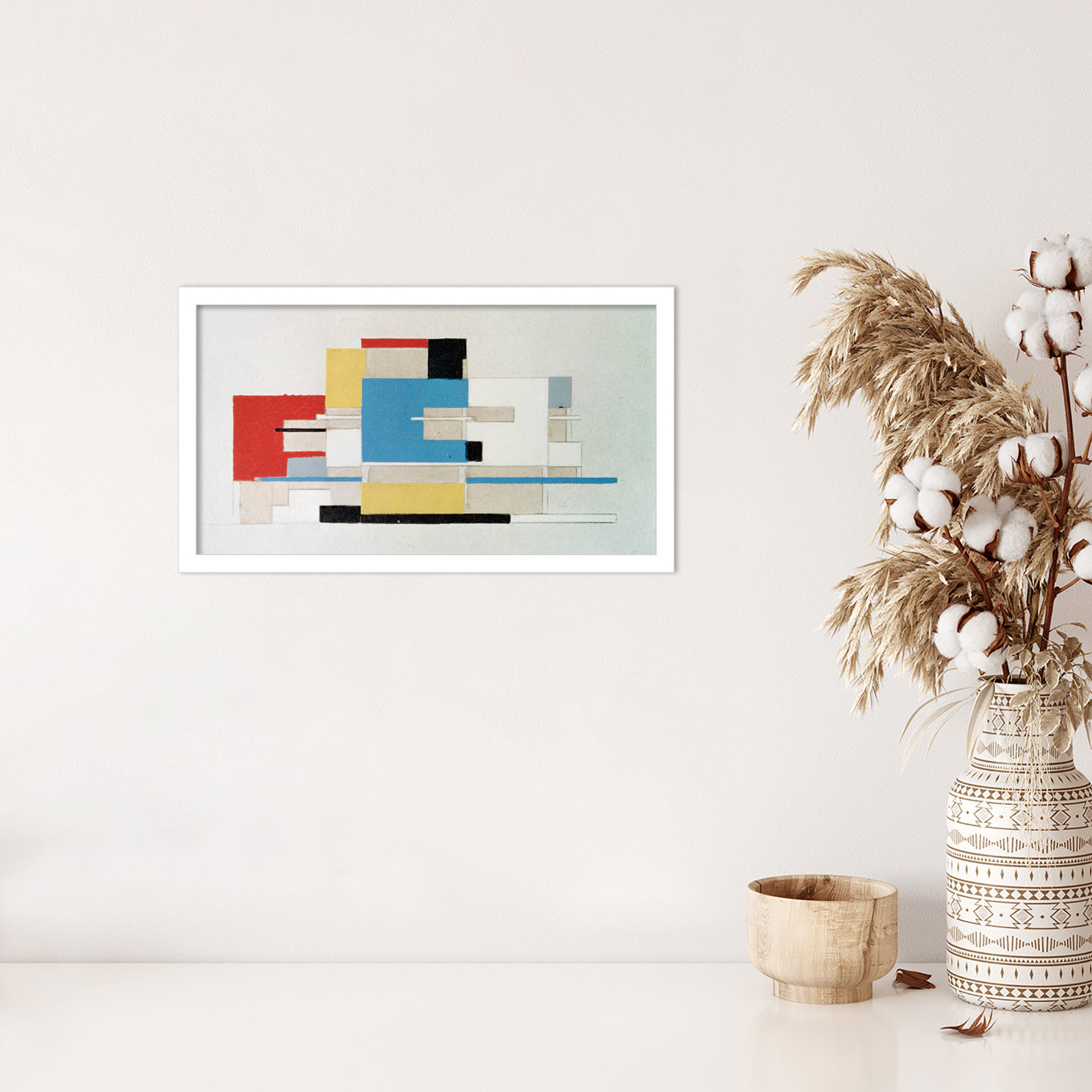 Earling "Colour Study for Architecture" Print, 12" H x 21" W, White