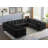 Kiyanah Velvet U-Shaped Sectional Symmetrical-82750494