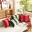 Housse de coussin en coton rayé-101114291