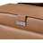Top Grain Italian Leather Power Reclining Arm Chair with Power Headrests-2036242971
