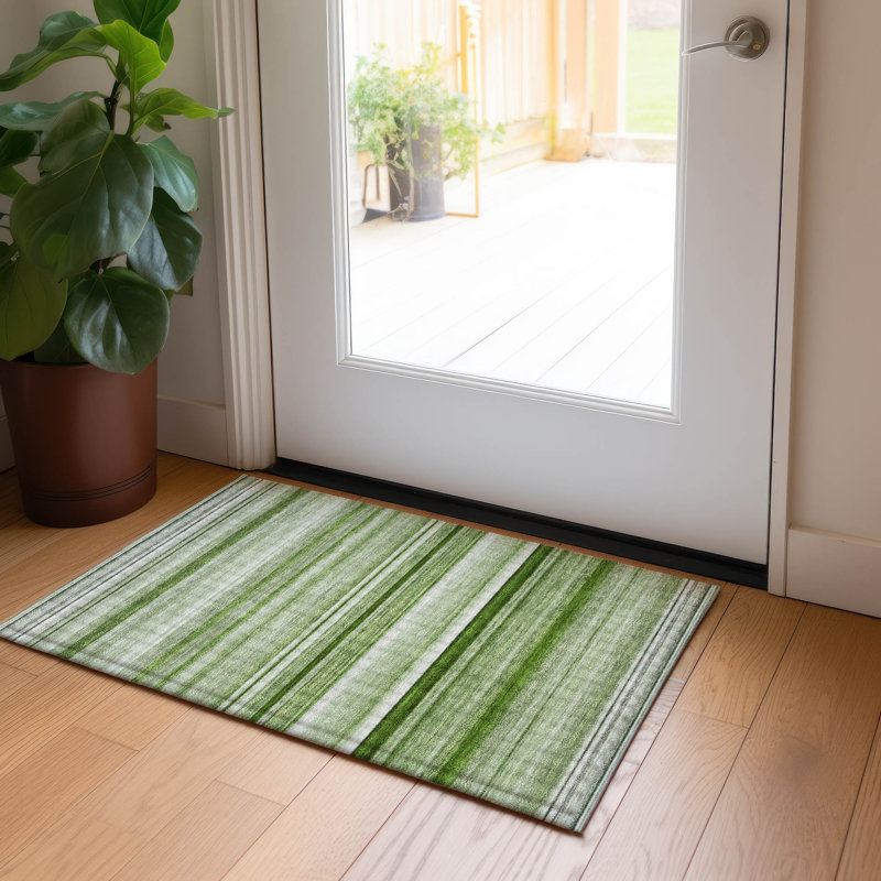 Tapis intérieur / extérieur Kinslee, Rectangle 1 pi 8 po x 2 pi 6 po