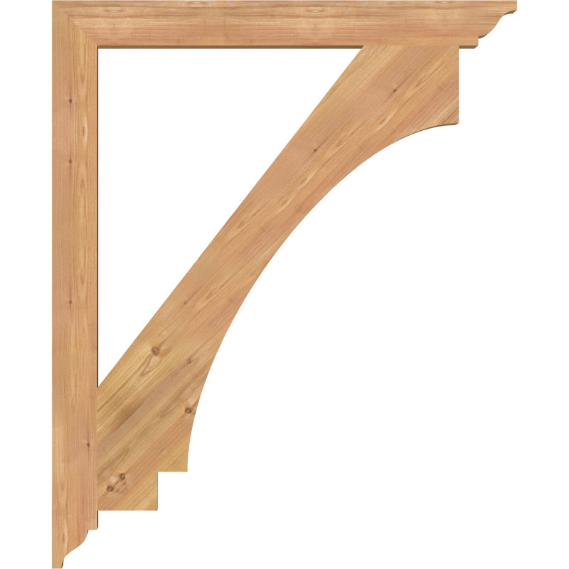 Support impérial traditionnel, H 44 po x l 3,5 po x P 36 po, Cèdre rouge de l'Ouest (lisse)