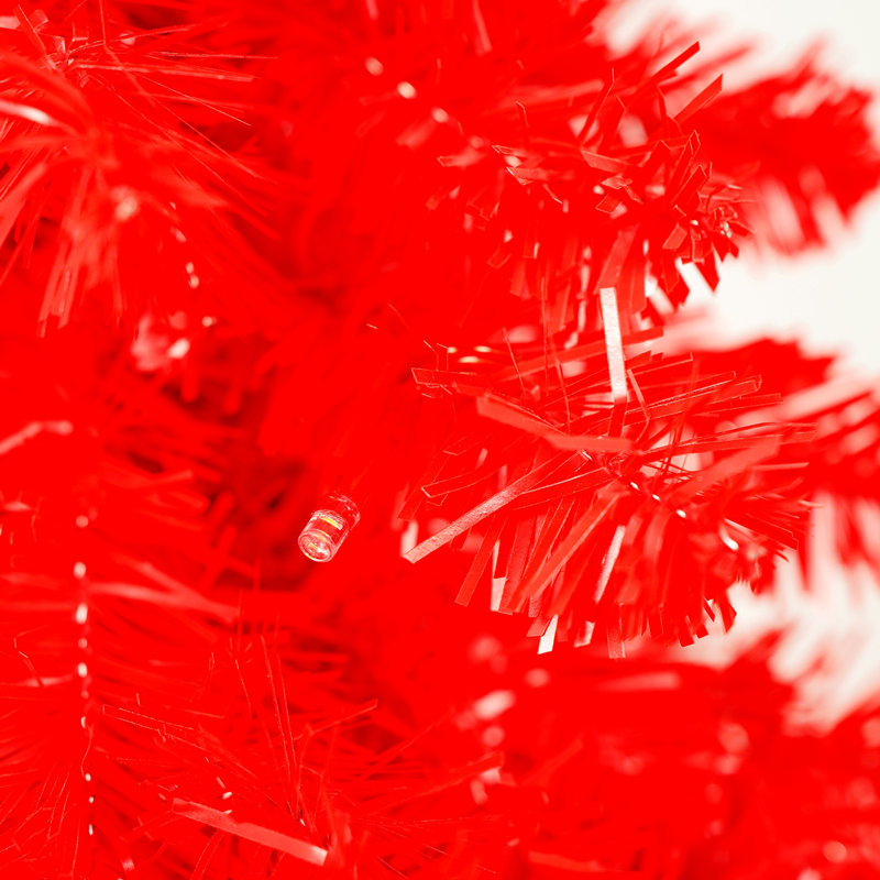 Sapin de Noël artificiel à charnière 5 pi, arbre de Noël pliable, chapeau de père Noël pliable, décoration de Noël