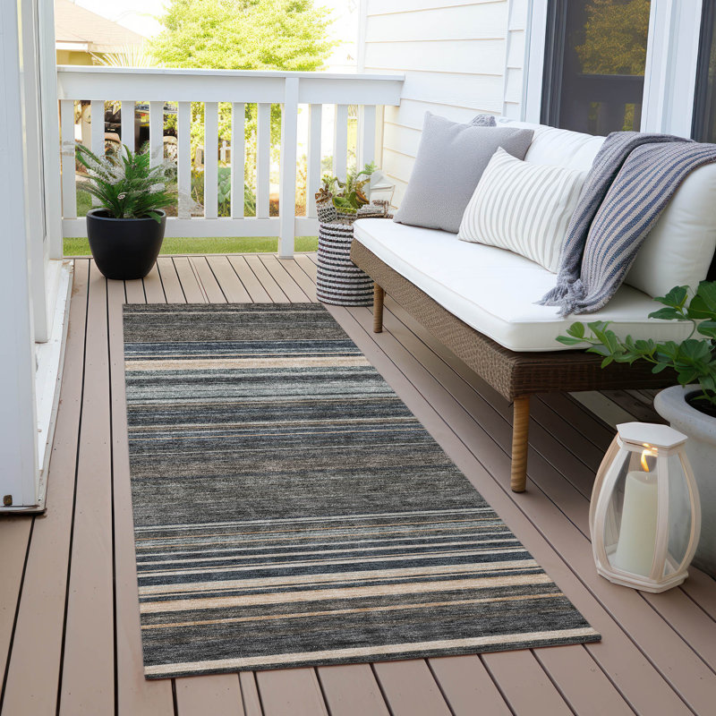 Chayden rug with non-slip backing, Tapis de couloir 2 pi 3 po x 7 pi 6 po