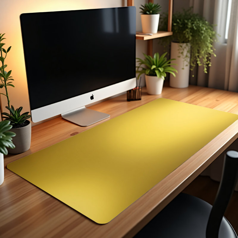 Polyester Desk Pad, 14.4x12.1