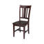 Chaise d'appoint en bois massif Evalyn-17610695