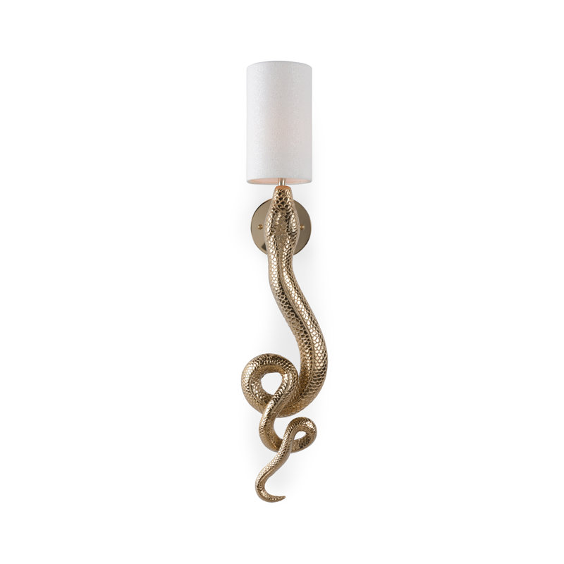 Sapera 1 - Light Armed Sconce, Brass, Black
