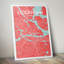 Stockholm City Map - No Frame Print-991958690