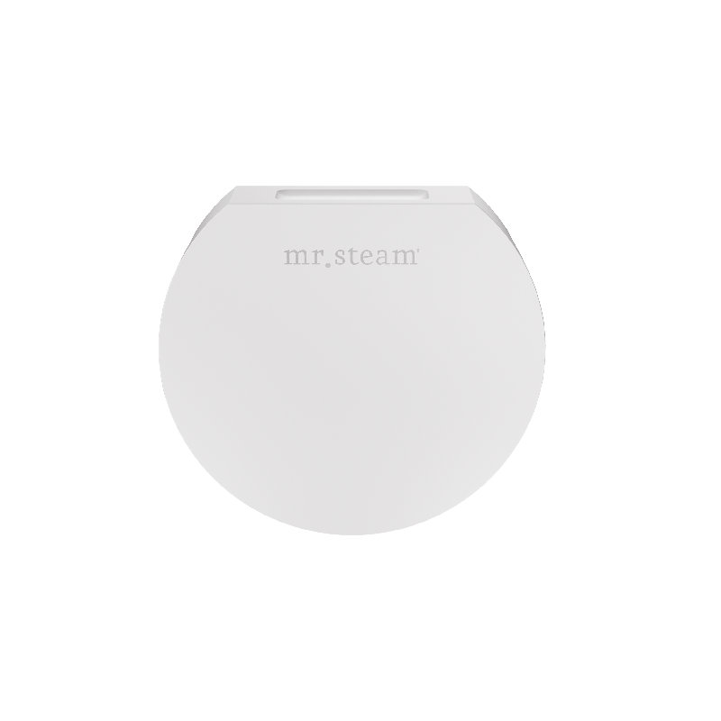 Tête à vapeur Designer avec réservoir AromaTherapie de 3 po rond , Blanc