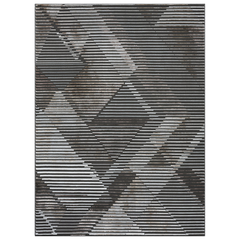 Aelred Abstract Indoor Rug, Rectangle 7'9" x 10'