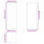 Vidaxl Hanging Cabinet Riga 2 Pcs Smoked Oak And White 30 X 31 X 80 Cm-121217924