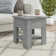 Glass End Table with Storage