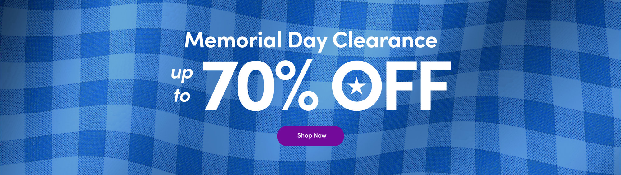 Memorial Day Clearance up to 70% OFF Shop Now