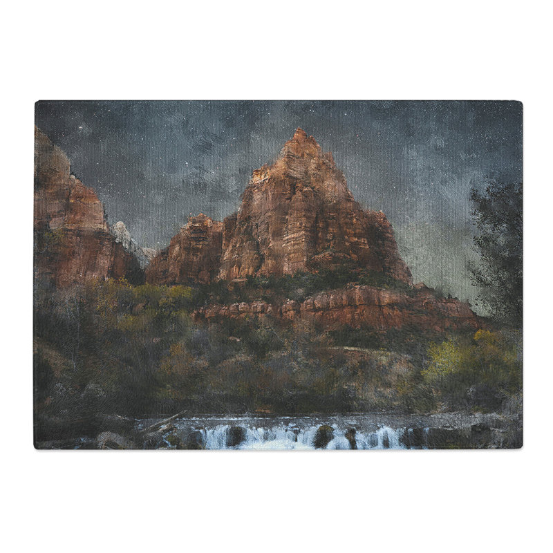 Stars Above Zion National Park in Utah Chopping Board, 0.4cm H x 20cm W x 28.5cm L
