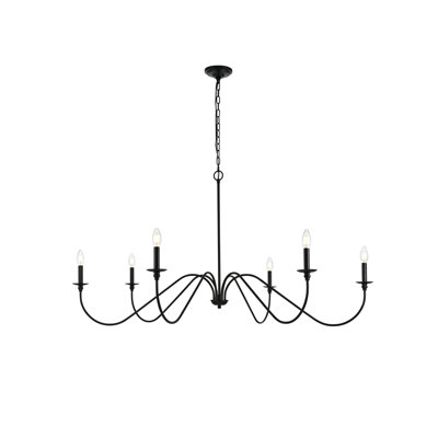 Sherree 6-Light Dimmable Chandelier 