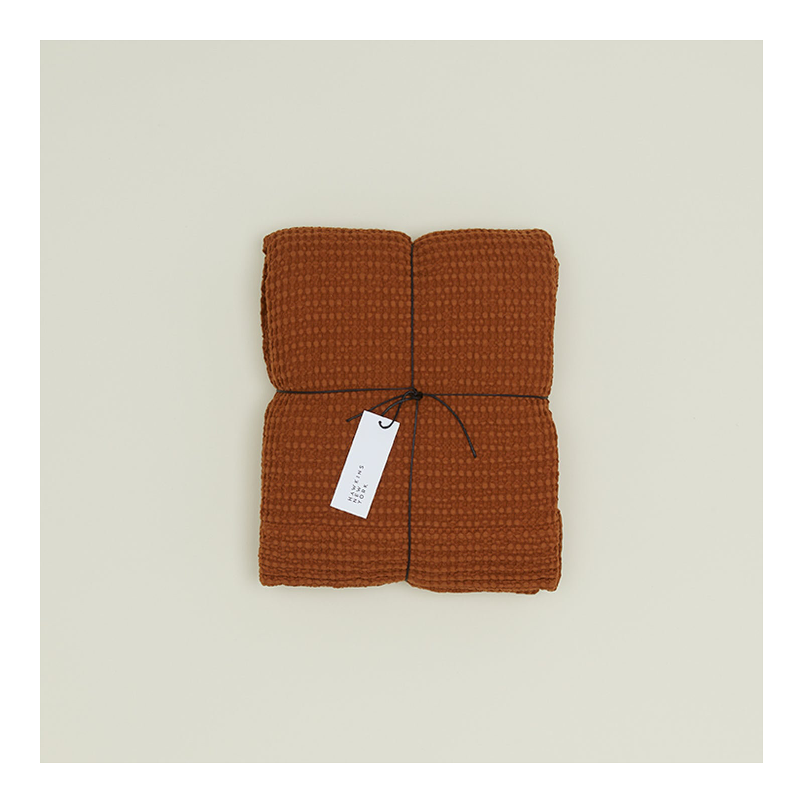 Simple Cotton Shower Curtain, Terracotta