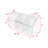 Plaxiglass Clear Acrylic 3 Compartment Toppings Bin 15.5 x 7 x 5 Inches