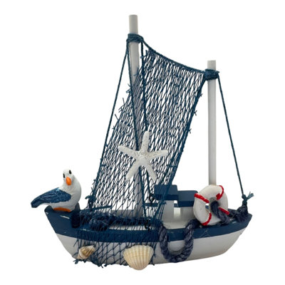 Two Masted Sailboat Figurine