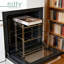 Grille de four à 3 niveaux Nifty pour une cuisson efficace - grille en acier chromé extensible avec revêtement antiadhésif, lavable au lave-vaisselle pour un nettoyage facile, pliable pour un rangement compact