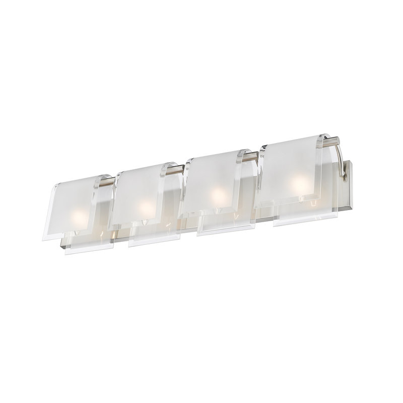 Guimond 4 - Light Dimmable Vanity Light, Brushed Nickel